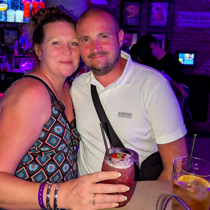 Ann and Mike on a night out